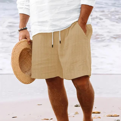 Saazoo | Men's Relaxed Cotton Blend Beach Shorts