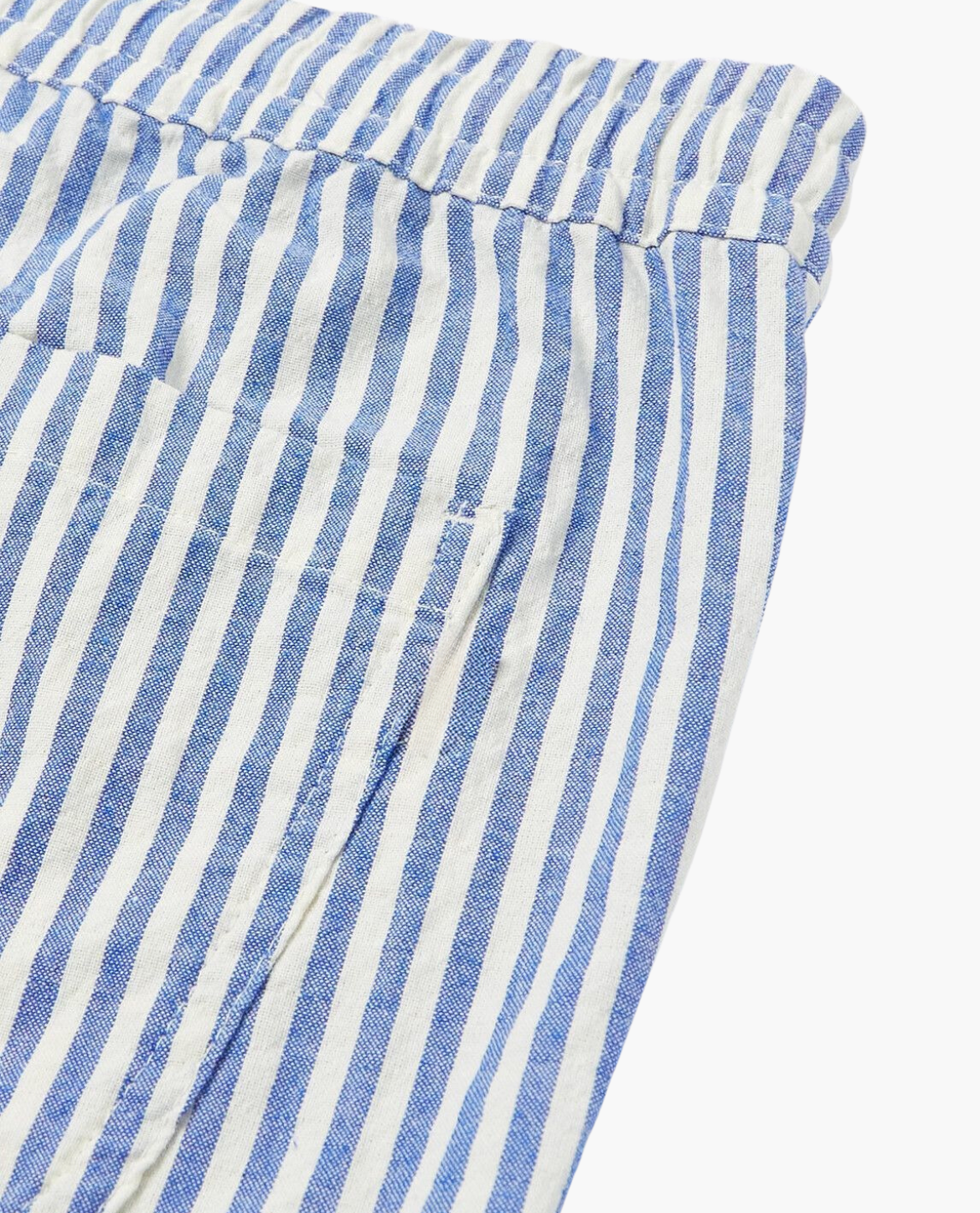 Saazoo | Men's Striped Cotton Blend Bermuda Shorts