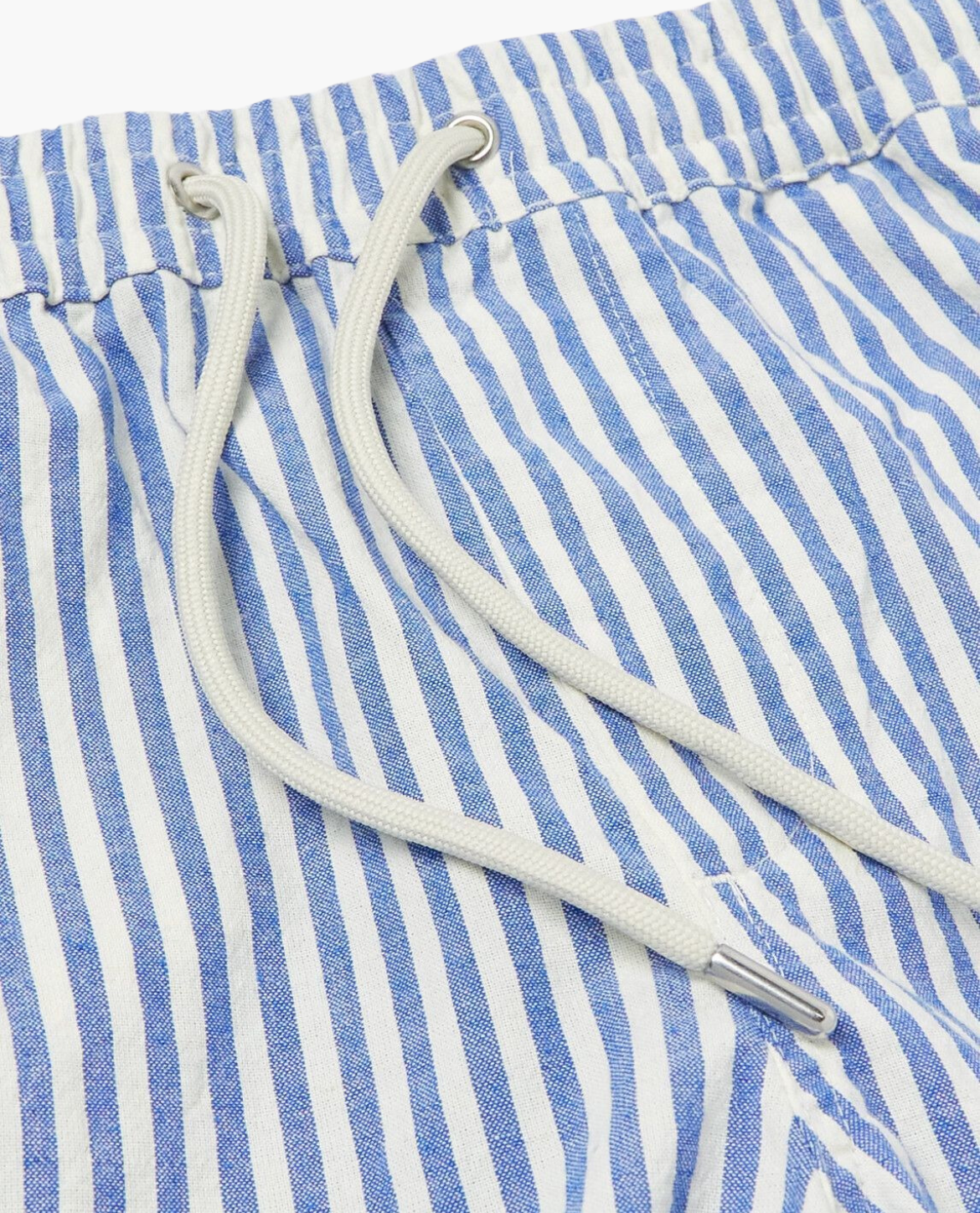 Saazoo | Men's Striped Cotton Blend Bermuda Shorts
