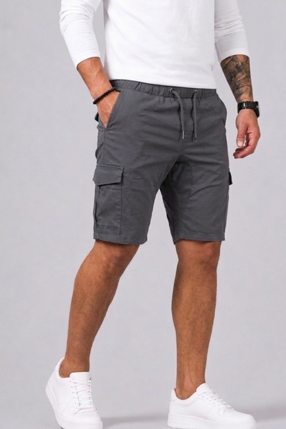 Saazoo | Men's Cotton Blend Cargo Shorts