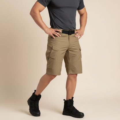 Saazoo | Men's Relaxed Cotton Blend Cargo Shorts