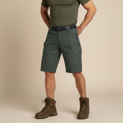 Saazoo | Men's Relaxed Cotton Blend Cargo Shorts