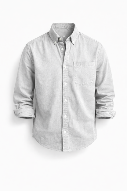 Saazoo | Men's Cotton Blend Button-Up Shirt