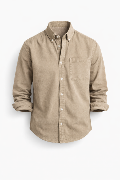 Saazoo | Men's Cotton Blend Button-Up Shirt