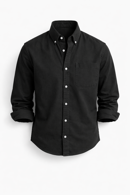 Saazoo | Men's Cotton Blend Button-Up Shirt